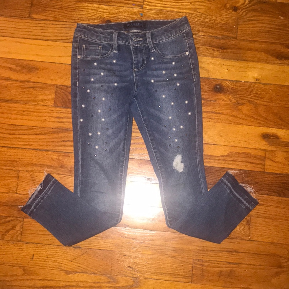 Embellished jeans